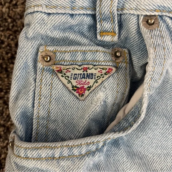 Gitano Girl’s Light Blue Jeans Vintage 80’s 90’s Size 6 - Picture 3 of 8